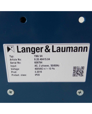 Langer&Laumann Türsteuergerät TSG V4 8.20.40415.04 GEB