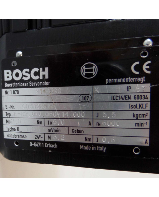 Bosch Servomotor SE-B2.020.060-14.000 1070914599 REM