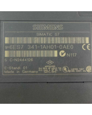 Simatic S7-300 CP341 6ES7 341-1AH01-0AE0 E-Stand:01 GEB