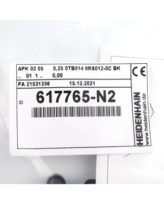 Heidenhain Adapterkabel 617765-N2 OVP