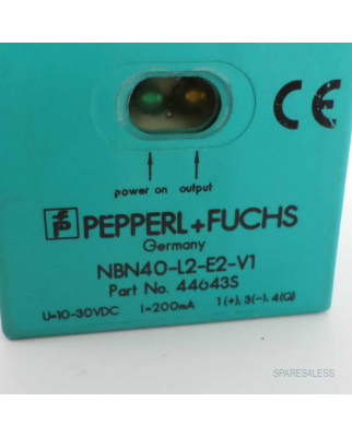 Pepperl+Fuchs Induktiv Sensor NBN40-L2-E2-V1 44643S GEB