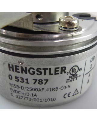 Hengstler Inkremental Drehgeber RI58-D/2500AF.41RB-C0-S 0531787 GEB