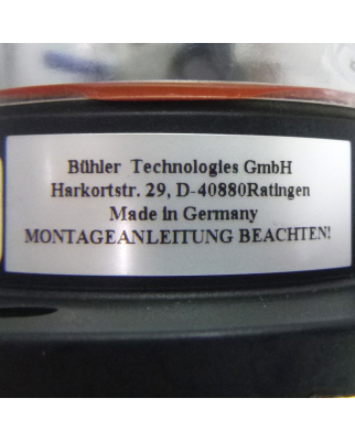 Bühler Niveau- und Temperaturschalter NT64-MS-2M12/370-2K-KT GEB