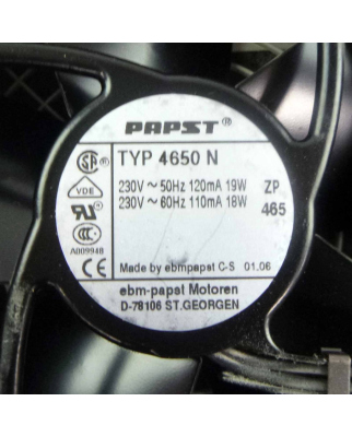 RITTAL Schaltschrankfilterlüfter SK3322 107 + Papst 4650N GEB