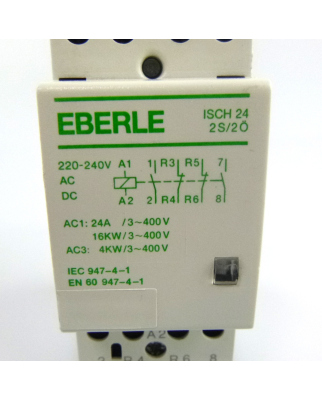 EBERLE Installationsschütz ISCH 24-2 S/2 Ö GEB