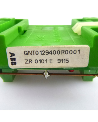 ABB Eingaberelais ZR 0101 E GNT0 129400R0001 #K1 GEB