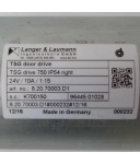 Langer&Laumann Antrieb 8.20.70003.D1 TSG drive 750 IP54 right 24V/10A/1:15 GEB