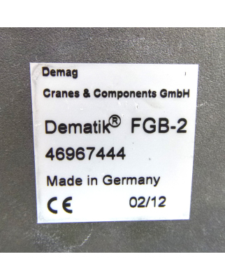 Demag Dematik FGB-2 46967444 GEB