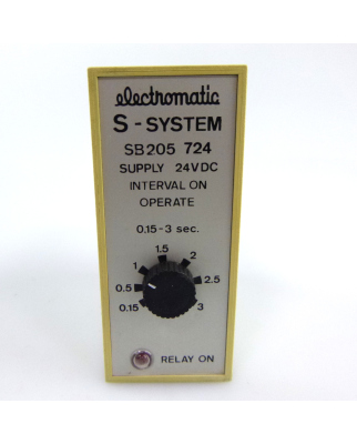 electromatic S-system SB 205 724 24VDC GEB