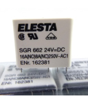 ELESTA Relais SGR662 16A250V 162381 (9 Stk) NOV