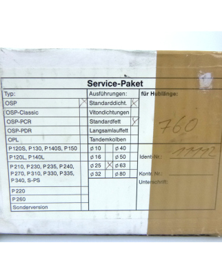 HOERBIGER Service-Paket Origa OSP-P 11112 OVP