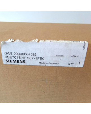 Siemens SIMOVERT Ausgangsdrossel 6SE7016-1ES87-1FE0 GEB