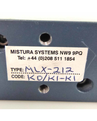 Mistura Systems Schlüsseltransfersystem MLX-212 NOV