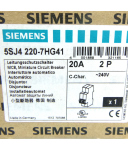 Siemens Leistungsschalter 5SJ4 220-7HG41 OVP