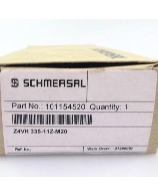 SCHMERSAL Positionsschalter Z4VH 335-11Z-M20 101154520 OVP
