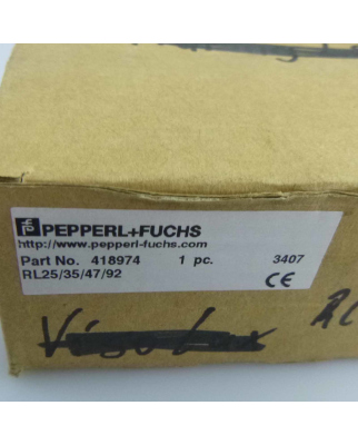 Pepperl+Fuchs Reflexions-Lichtschranke RL25/35/47/92 418974 OVP