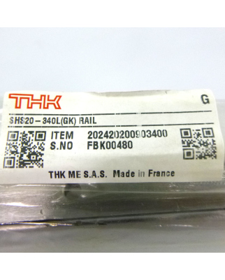 THK Linearschiene SHS20-340L(GK) Rail OVP