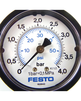 Festo Präzisions-Flanschmanometer FMAP-63-4-1/4-EN 162843 NOV