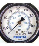 Festo Präzisions-Flanschmanometer FMAP-63-4-1/4-EN 162843 NOV