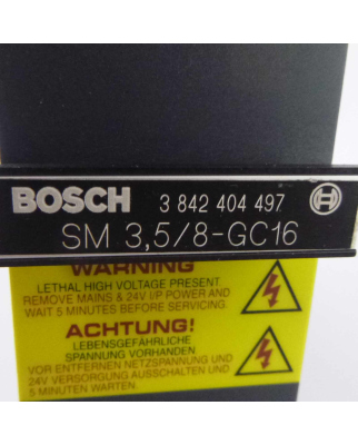 Bosch Servomodul SM 3,5/8-GC16 3842404497 T161-901 A-10-F6-2-4A GEB