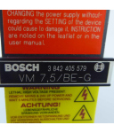 Bosch Versorgungsmodul VM 7,5/BE-G 3842405579 T160-922 GEB