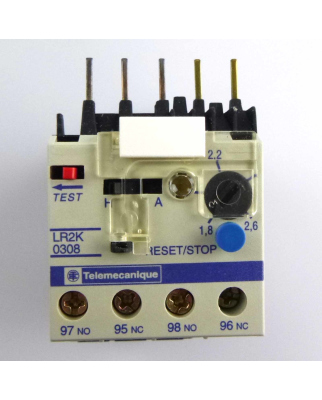 Telemecanique Überlastrelais thermisch LR2K0308 23044 1,8-2,6A OVP