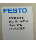 Festo Endplatte CPV14-EPL-E 162544 OVP