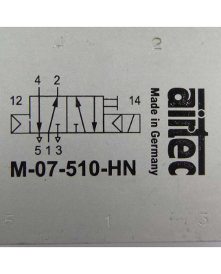 airtec elektrisch betätigtes Ventil M-07-510-HN GEB