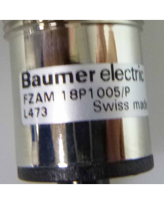 Baumer electric Näherungsschalter FZAM 18P1005/P OVP