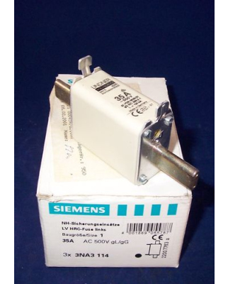 Siemens  NH-Sicherungseinsatz 3NA3114 (2Stk) OVP