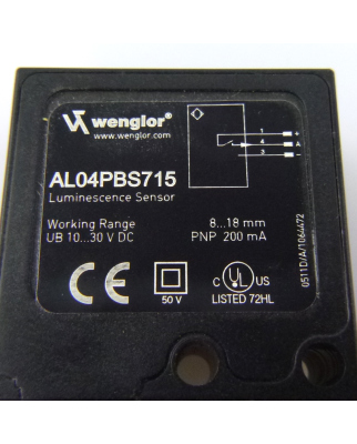 wenglor Sensor AL04PBS715 GEB