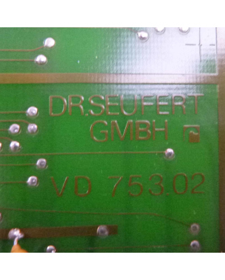 Dr.Seufert GmbH Baugruppe VFD-0753-02 VD753.02 OVP