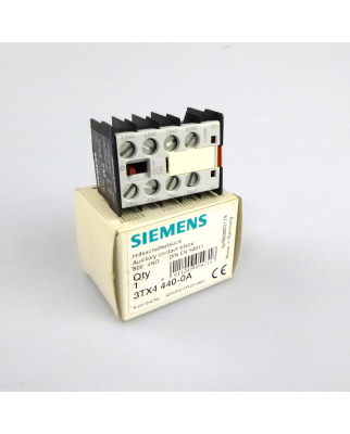 Siemens Hilfsschalterblock 3TX4440-0A OVP