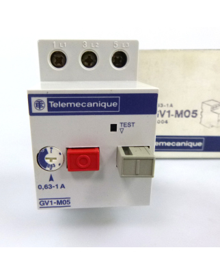 Telemecanique Motorschutzschalter GV1-M05 21004 0,63-1A OVP