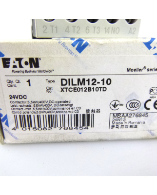 Eaton Leistungsschütz DILMC12-10 24VDC OVP