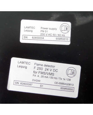 SAACKE Brennstoff-/Luftverbundregler VMS 4 + Lamtec F250 + Lamtec FN01 GEB