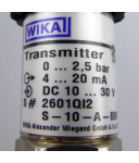 WIKA Transmitter S-10 + Rohr-Druckmittler 981.22 NOV