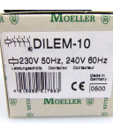 Klöckner Moeller Leistungsschütz DILEM-10 230V/240V 50Hz/60Hz OVP