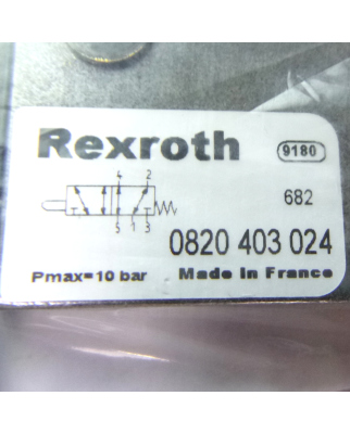 Rexroth 5/2-Pneumatisches Steuerventil 0820403024 OVP