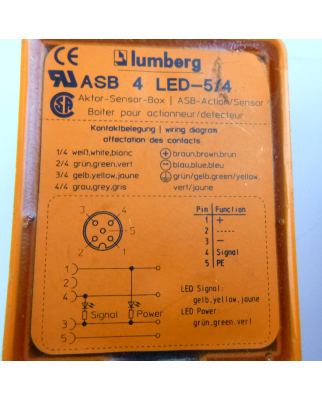 Lumberg Sensor/Aktorbox ASB 4 LED-5/4 GEB