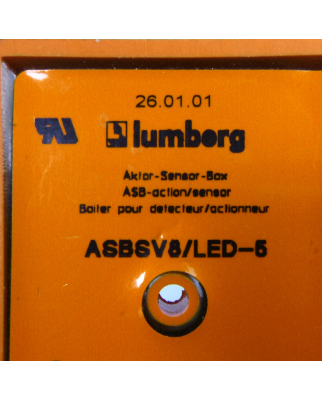Lumberg Aktor-Sensor-Box ASBSV8/LED-5 GEB