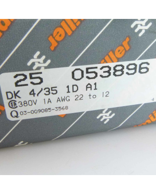 Weidmüller Gleichspannungsindikator DK4/351DA1 053896000 (25Stk.) OVP