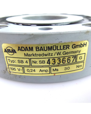 Adam Baumüller Magnetbremse SB4 433667 195V 0,24A GEB