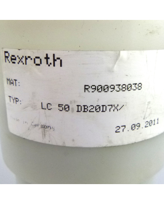 Rexroth 2-Wege-Einbauventil R900938038 LC 50 DB20D7X OVP