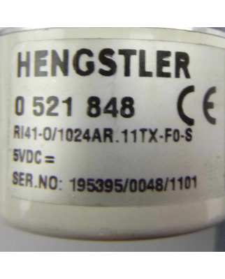 Hengstler Inkremental Drehgeber RI41-O/1024AR.11TX-F0-S 0521848 NOV
