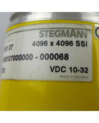 Stegmann/Digitronic Drehgeber AG66107 AAG66107 8-108-164-435 10-32VDC GEB