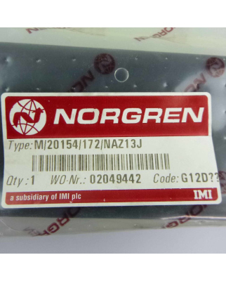 NORGREN In-Line Wegeventil M/20154/172/NAZ13J 02049442 24VDC OVP