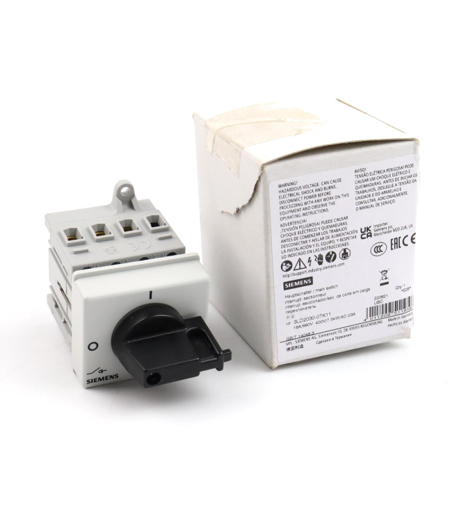 Siemens Hauptschalter 3LD2030-0TK11 OVP