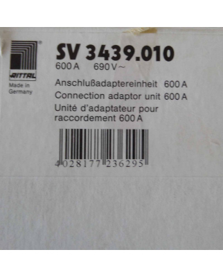 RITTAL Anschlussadaptereinheit SV 3439.010 OVP