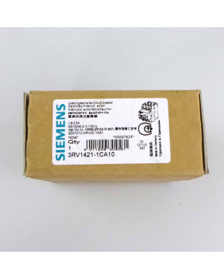 Siemens Leistungsschalter 3RV1421-1CA10 OVP